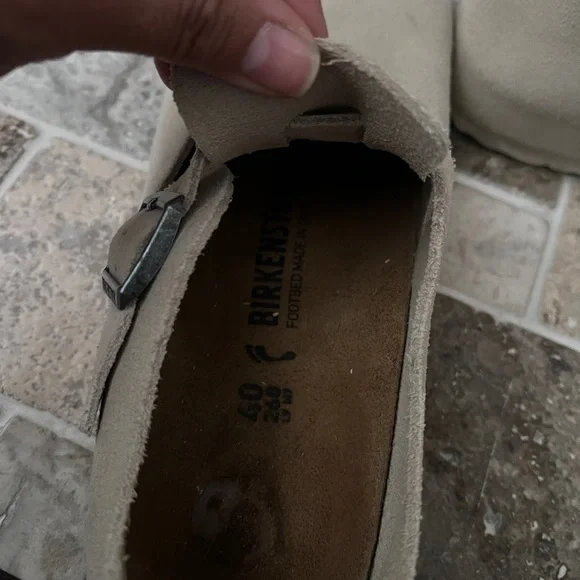 Birkenstock London Men's Light Beige Suede Loafers - Picture 5 of 5